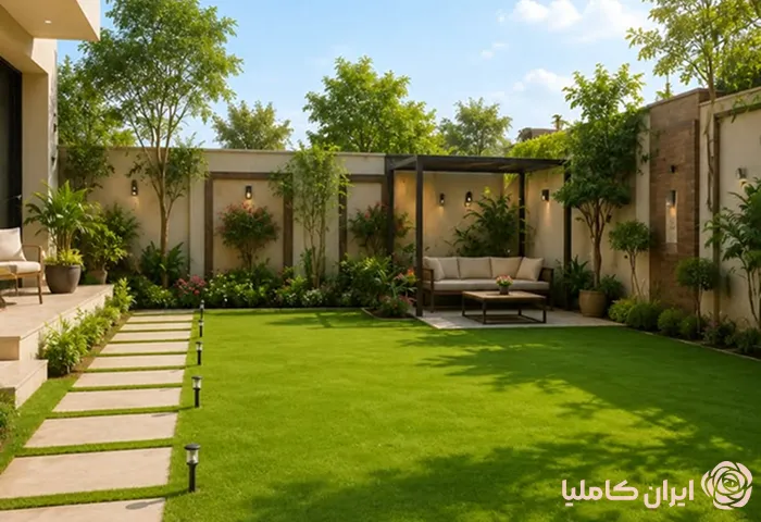 محوطه سازی باغ